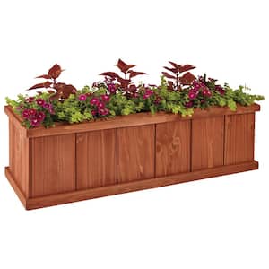 40 in. x 12 in. Wood Planter Box