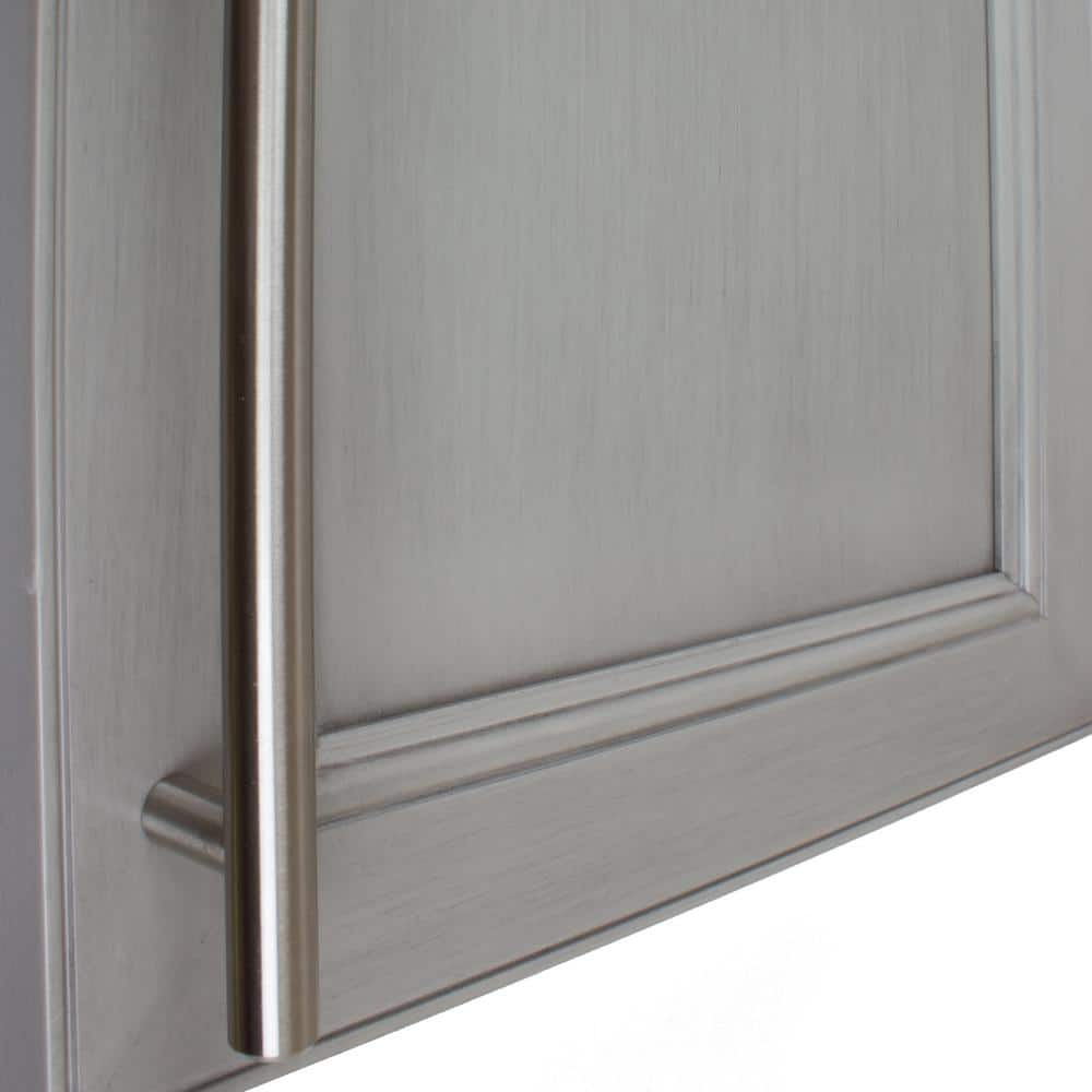 Stainless Steel 9'' Modern Bar Pull with Mounting Hardware