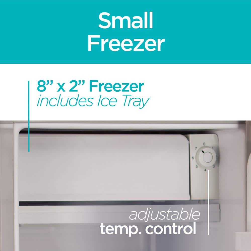 Compact Brushed Silver Stainless Steel RV Refrigerator with Freezer