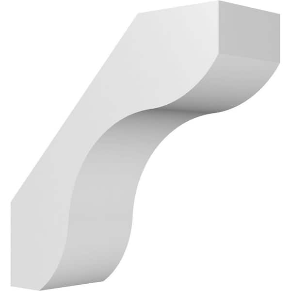 Ekena Millwork Stanfield 5 in. W x 14 in. H x 14 in. D Polyurethane Knee Brace