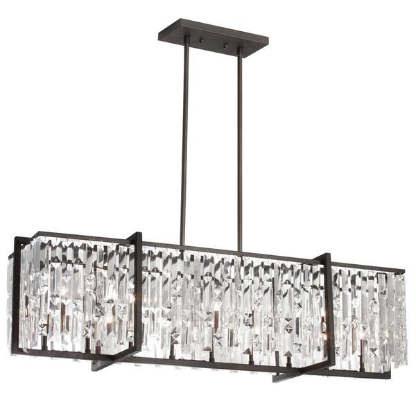 Radionic Hi Tech Alero 9-Light 37.5 in. Espresso Chandelier