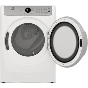 8 cu. ft. Electric Dryer Front Load in White