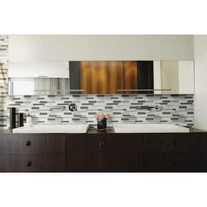 Positano Interlocking 12 in. x 12 in. Mixed Multi-Surface Wall Mosaic Tile (1 sq. ft./Each)