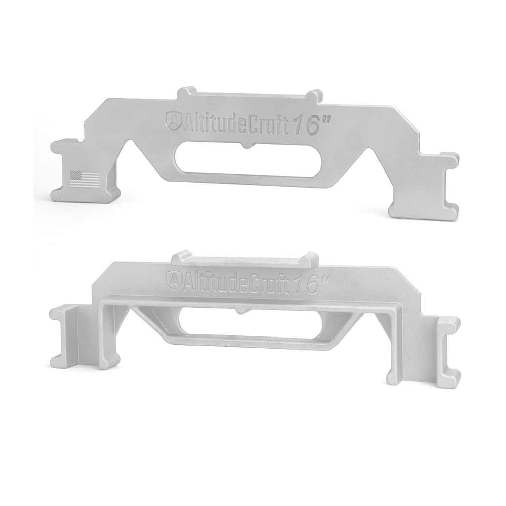16 in. Framing Stud Layout Tool Aluminum Precision Wall Stud Framing 2-Pack