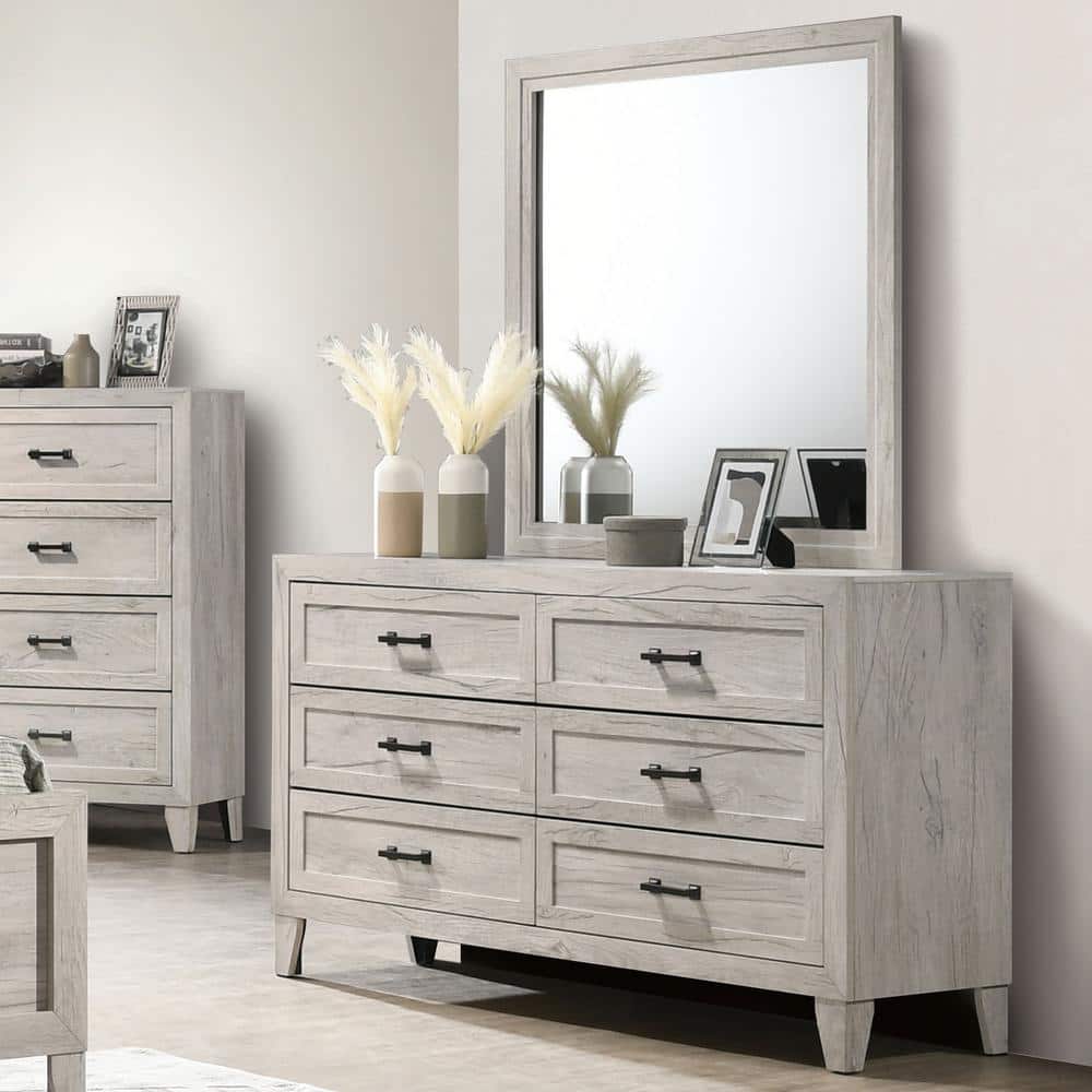 Elegant White Washed Dresser Photos