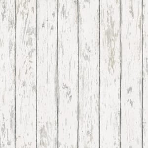 Harley Off-White Weathered Wood Wallpaper