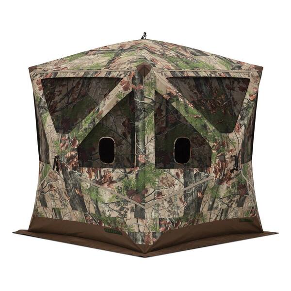 Barronett Blinds Big OX 3 Person Pop-Up Hunting Blind in Backwoods Camo