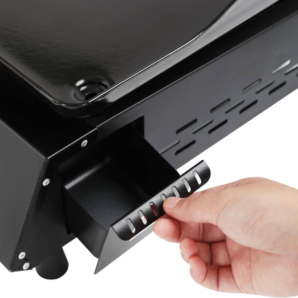 18-Inch Black 2-Burner Portable Gas Griddle