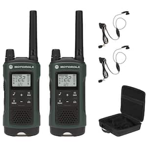 Talkabout T465 FRS/GMRS 2-Way Radios with 35 Mile Range and NOAA Notifications in Green
