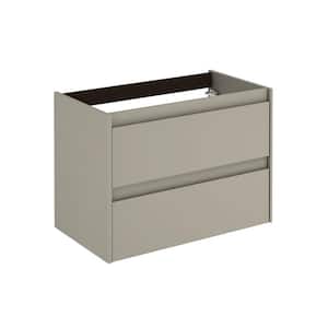 Ambra 80 Base 31.1 in. W x 17.6 in. D x 21.8 in. H Bath Vanity Cabinet without Top in Matte Sand