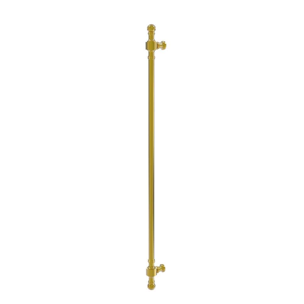 Polished Brass 18-Inch Beaded Refrigerator Pull