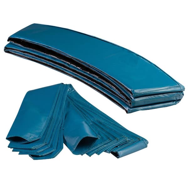 Upper Bounce Machrus Upper Bounce Trampoline Appearance Replacement Set, 10 ft. Round Safety Pad with 8 pole Sleeve Protectors