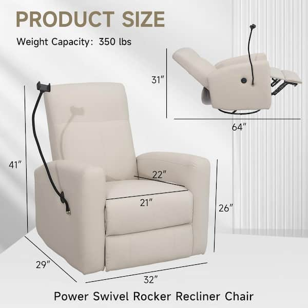 Recliners that best sale rock and swivel