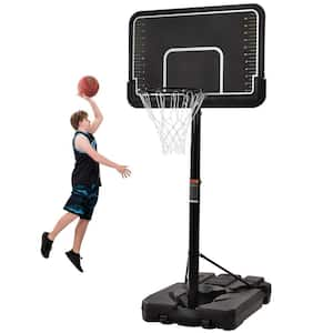 maocao hoom 43.5 in. Outdoor Adjustable Portable Basketball Hoop with  Vertical Jump Measurement DJ-C-MS212549AB - The Home Depot