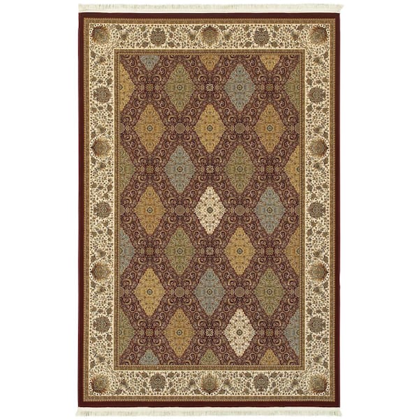 10 X 13 Brown, Tan, Blue Abstract Washable Area Rug Runner Rug