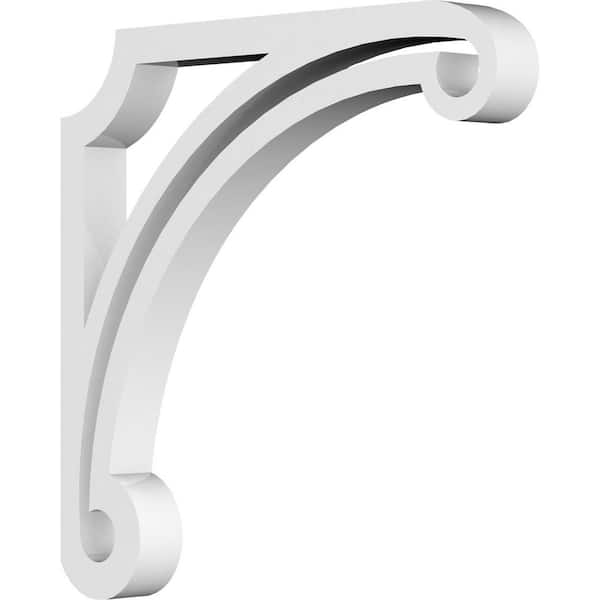 Ekena Millwork 5/8 in. W x 6 in. H x 6 in. D PVC Arch Bracket