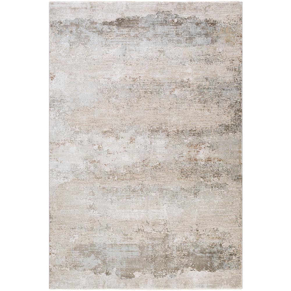 Artistic Weavers Salvail Khaki 6 ft. 7 in. x 9 ft. 6 in. Area Rug ...