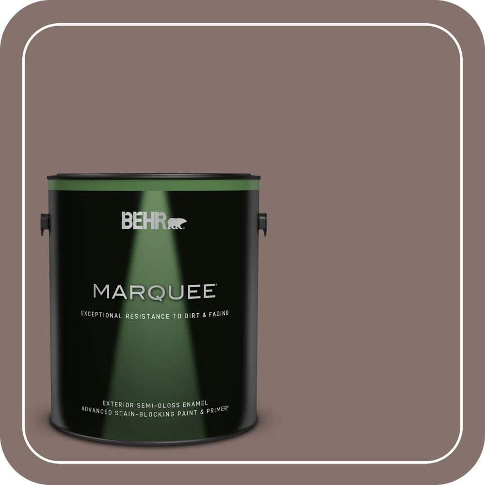 1 gal. #740B-5 Bradford Brown Semi-Gloss Enamel Exterior Paint & Primer product image for price tracking