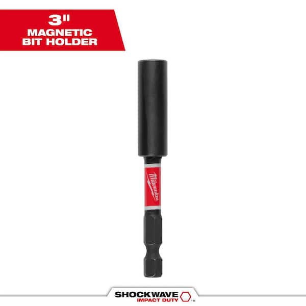 Milwaukee SHOCKWAVE Impact Duty 3 in. Magnetic Bit Holder