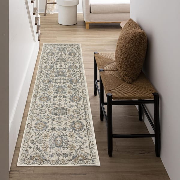 Grove Elms Gray 1 ft. 11 in. x 10 ft. Runner Rug