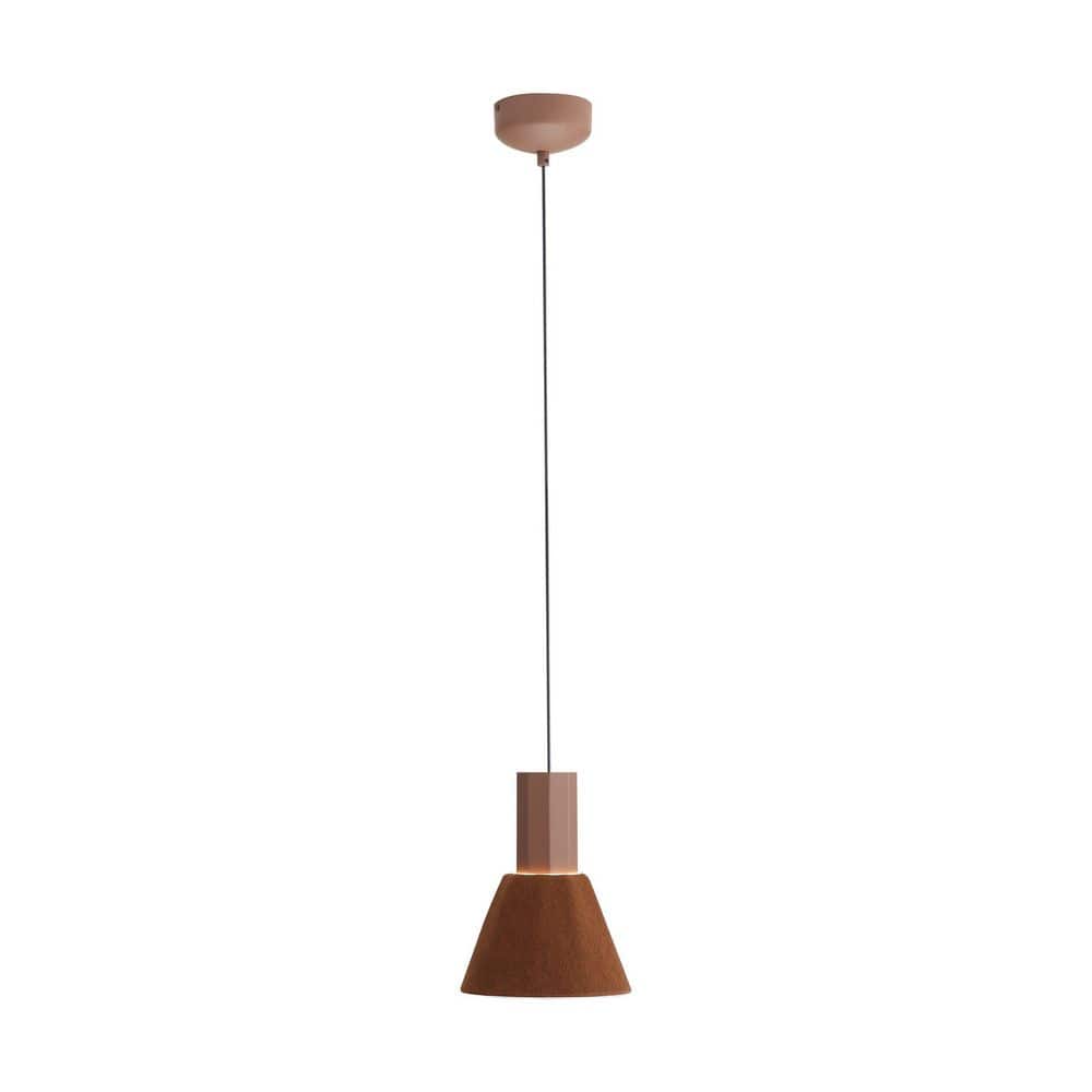 Faroe 12-Watt 1 Light Coffee/Black Integrated LED Pendant Light with Coffee/Black Shade price history on PriceWatchPro
