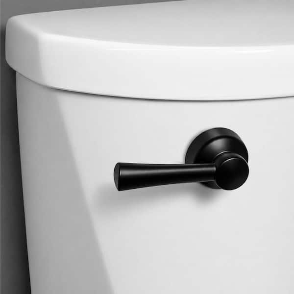 StrongARM Toilet Handle and Lever - Fits Front, Side, Angled, Left, and Right Mount Toilets - Matte Black, Simple Style