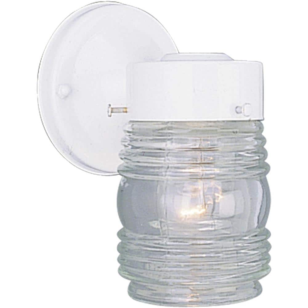 1-Light White Outdoor Wall Mount Sconce price history on PriceWatchPro