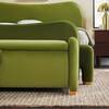 Walker Edison Furniture Company Chantelle Green Velvet 56 in. Bedroom Bench with Curved Accents WECHA27554GN1