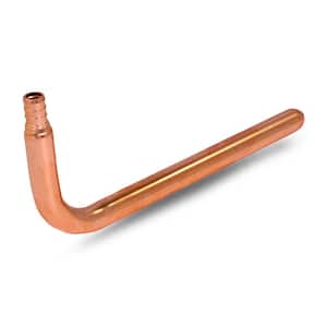 8 in. x 1/2 in. PEX Copper 90° Stub Out Elbow