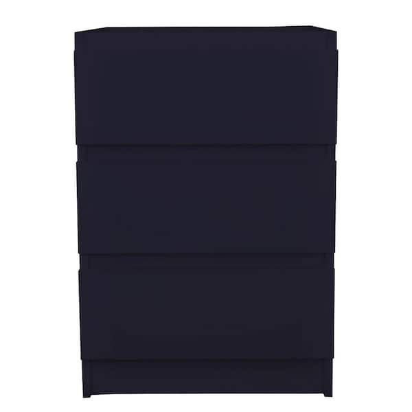 VOLPA USA AMERICAN CRAFTED VANITIES Pepper 24 in. W x 20 in. D Bath Vanity Cabinet Only in Navy