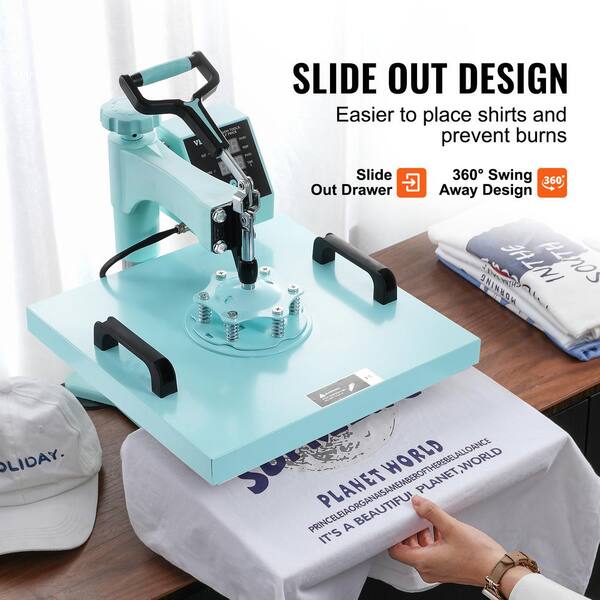 thumbnail image 2 of 15x15 5-in-1 Heat Press Machine Combo With 30oz Tumbler Press – For T-shirts, Mugs, Hats, Plates 2 of 4