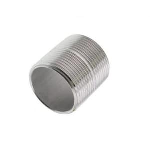 1 in. x Close 304/304L S80 Stainless Steel Nipple TBE Seamless