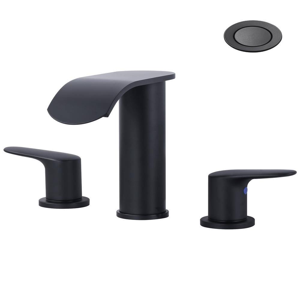 Gold Bathroom Faucet ARCORA 8 Inch Widespread Oil Rubbed Bronze Bathroom Faucet With Pop Up 497987