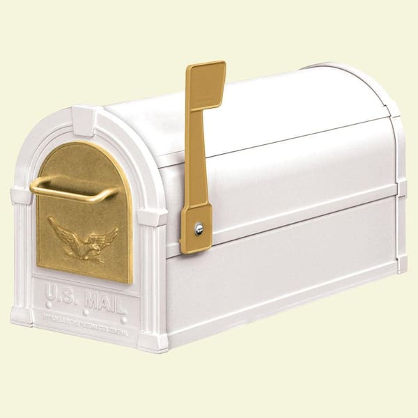 Salsbury Industries 4800 Series Post-Mount Eagle Rural Mailbox