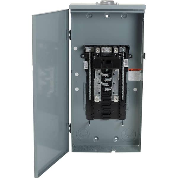 Main Breaker Load Center 200 Amp 8-Space 16-Circuit with Feed-Thru Lug and Cover 