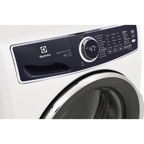 kabel onderwijzen Geschikt Electrolux 4.5 cu. ft. High-Efficiency Stackable Front Load Washer with  LuxCare Wash and Perfect Steam in White, ENERGY STAR ELFW7537AW - The Home  Depot