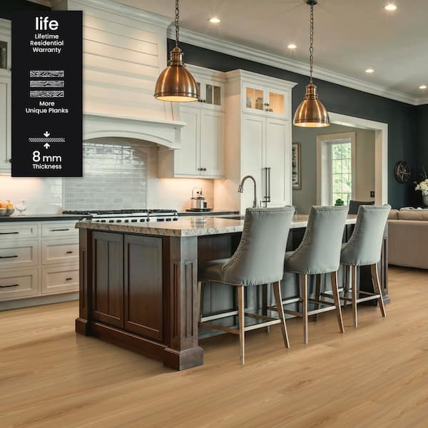Designer Series Smyrna Cypress 30 MIL 9in.Wx48in. L Waterproof Click Lock Luxury Vinyl Plank Flooring(17.44 sq.ft/.Case)