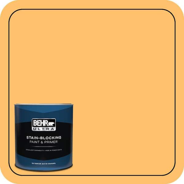 BEHR ULTRA 1 qt. #P250-5 Solar Storm Satin Enamel Exterior Paint & Primer