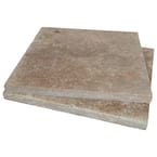 16 in. x 16 in. x 1.18 in. Riviera Tumbled Travertine Paver Tile (1.78 sq. ft.)