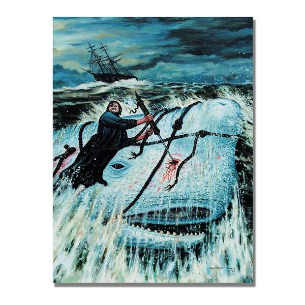 Trademark Fine Art 24 in. x 32 in. Moby Dick, 1993 Canvas Art-DISCONTINUED