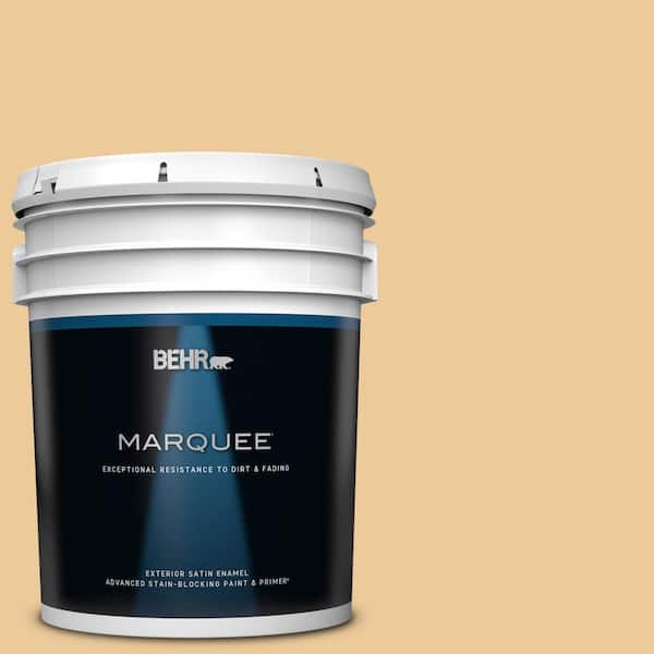 BEHR MARQUEE 5 gal. #M270-4 Filtered Moon Satin Enamel Exterior Paint & Primer
