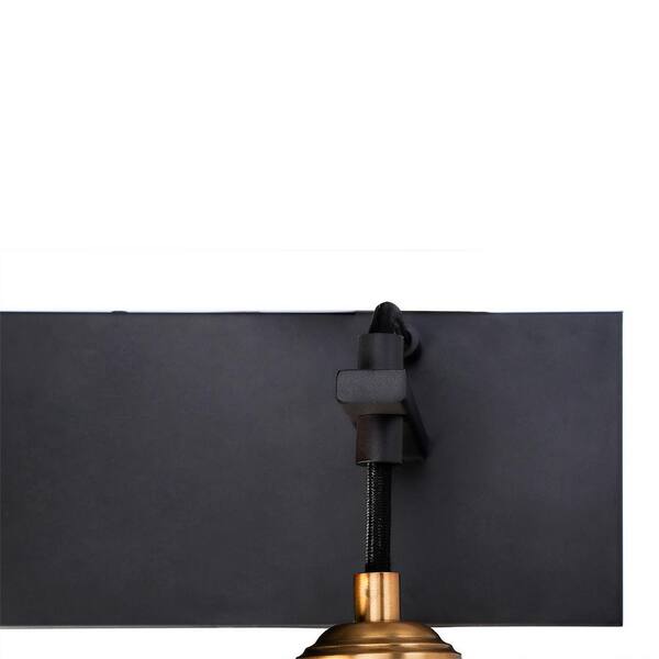Details about   25 in 3-Light Bronze and Antique Pewter Vanity Light with Clear Glass Shades 