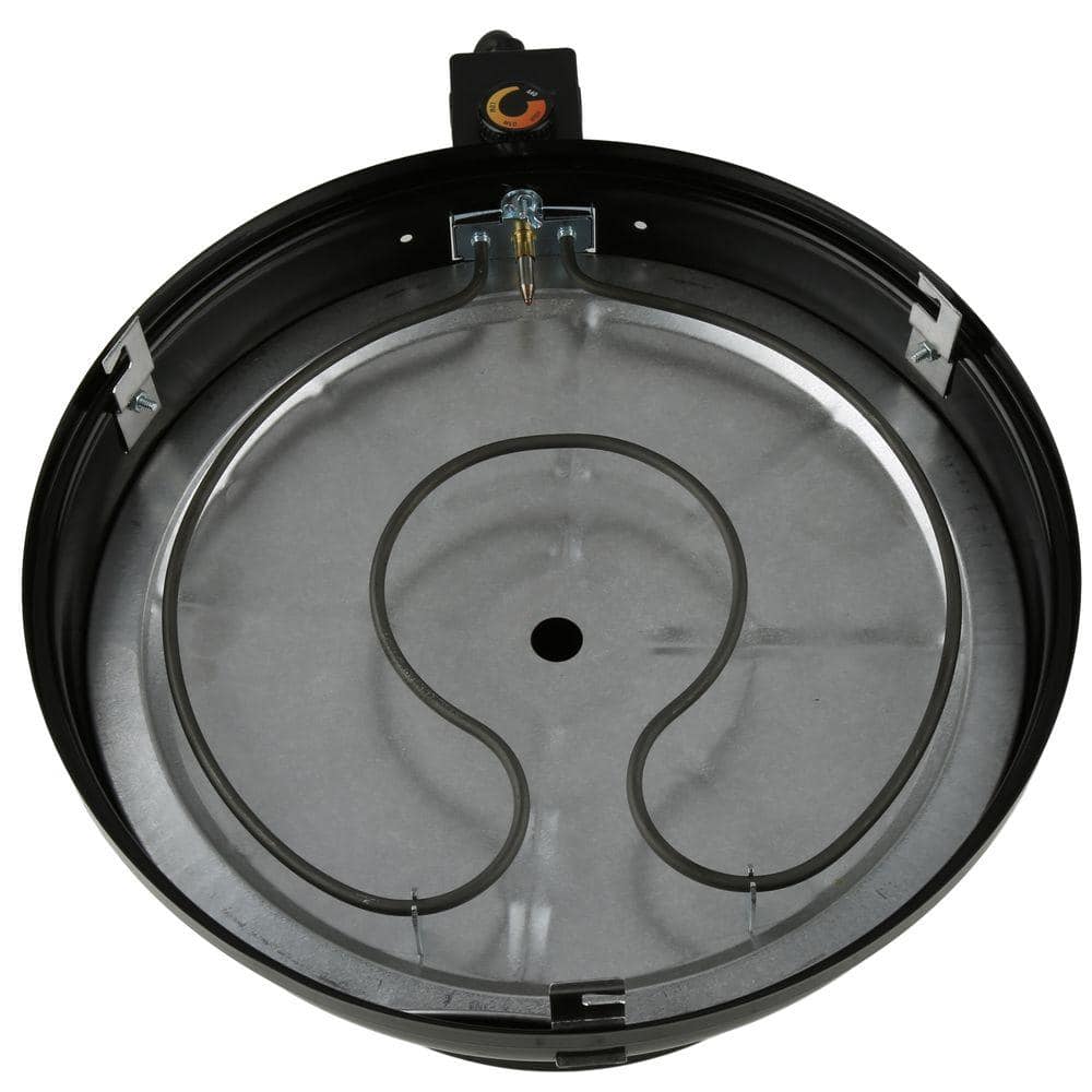 Lock 'N Go Black Electric Portable BBQ Grill with Smoker