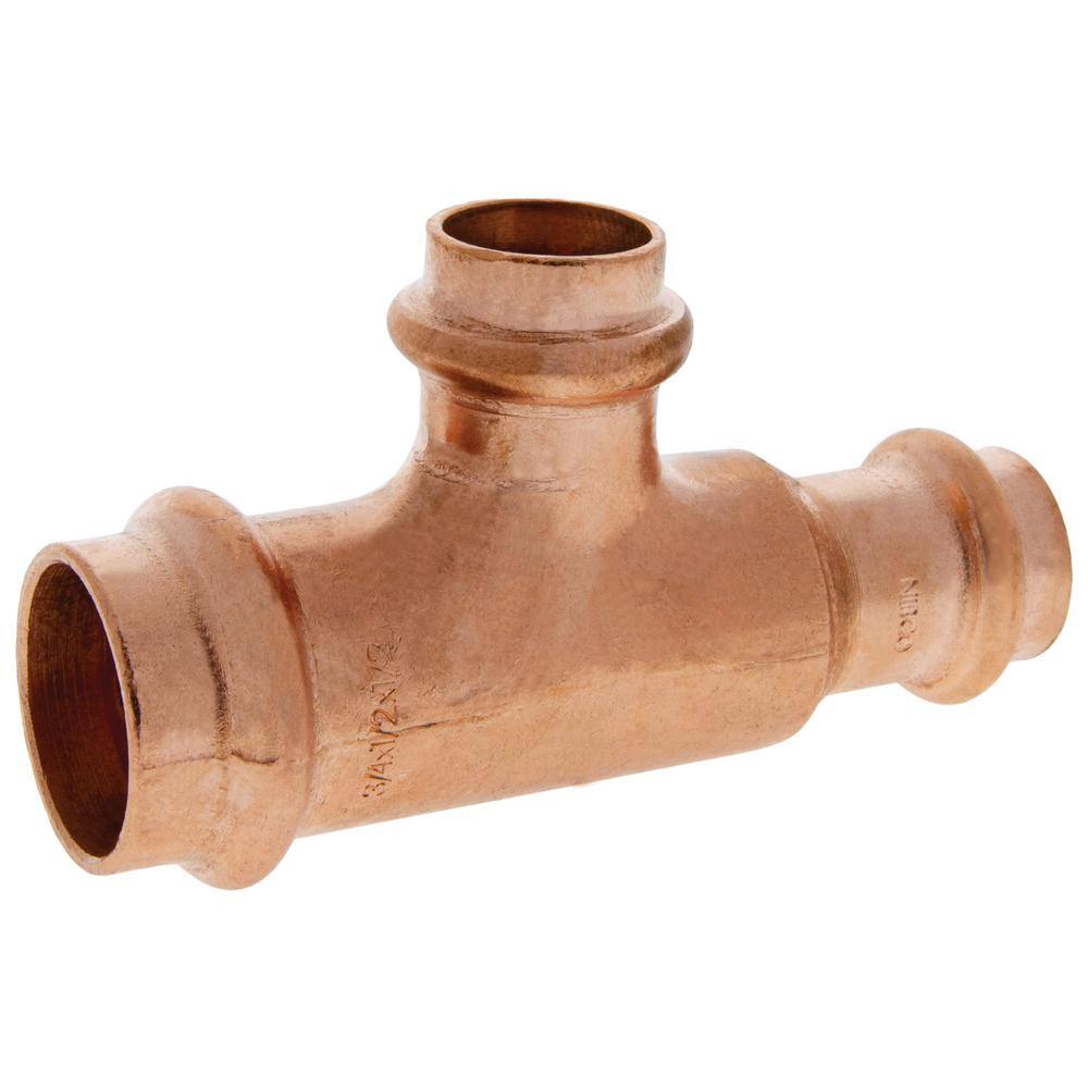 3/4 in. x 1/2 in. x 1/2 in. Copper All Press Tee price history on PriceWatchPro
