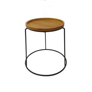 15 in. Wood Top Plant Stand