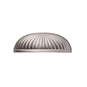 Belmont 3 in. Center-to-Center Satin Nickel Cup Pull