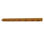 Spectrum 24 in. L Decorative Bamboo 7-Peg Wall Mount Wood