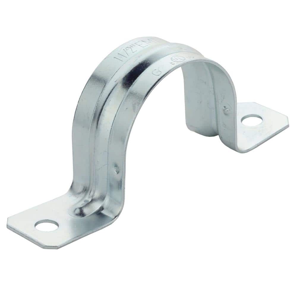 1-1/2 in. Electrical Metallic Tubing (EMT) 2-Hole Strap (2-Pack)