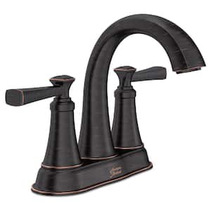 Rumson 4 in. Centerset 2-Handle Bathroom Faucet in Legacy Bronze
