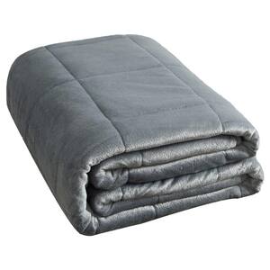 Silver Gray Mink to Mink 20 Lbs. Weighted Blanket